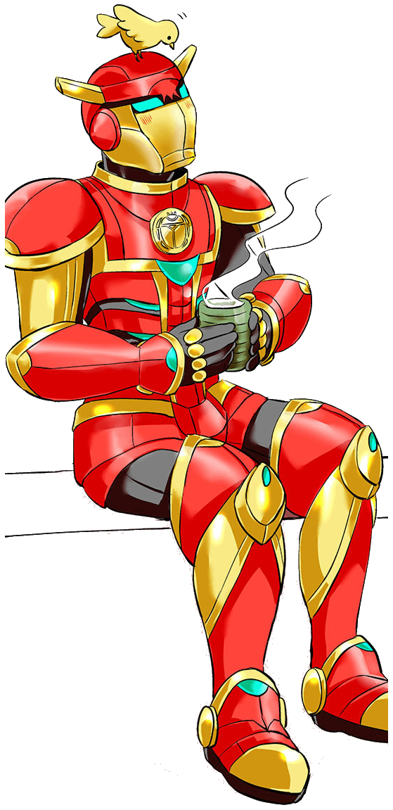 コガネマン(座り・ひと休み)